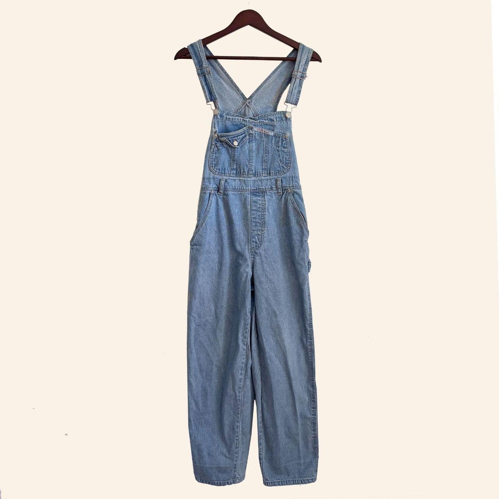 Vintage Squeeze Jeans Denim Overalls